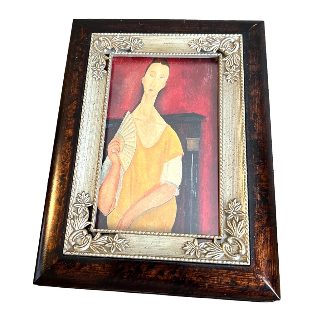 Cottage Garden Photo Jewelry Music Box Plays Tune by Sankyo (japan)